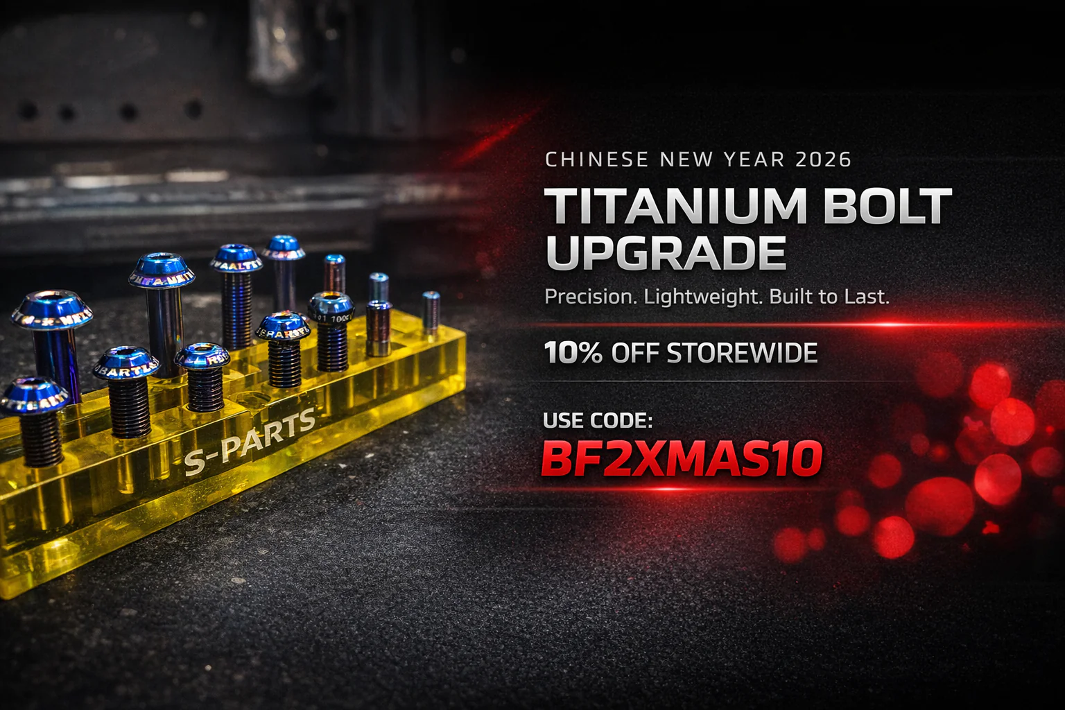 Titanium bicycle parts